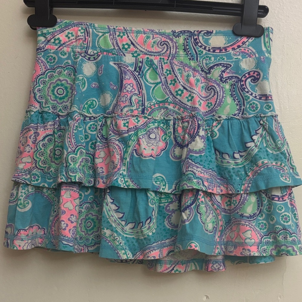 Old Navy Multicolor Paisley Tiered Skirt